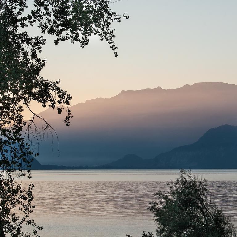 Seehotel Boutique Jaegerhof-Hubertus Faulensee Esterno foto